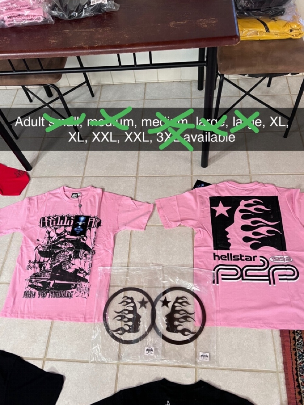 Men’s hellstar shirts size 2XL